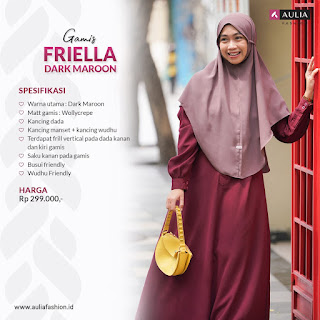 Koleksi Terbaru Gamis Aulia Galery Friella