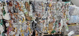 Mix of Plastic in Bales