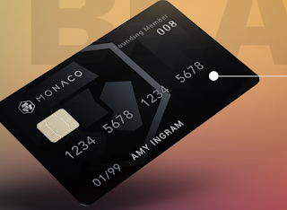 O monaco lança seu primeiro cartão de debito bitcoin e ethereum com a bandeira VISA.