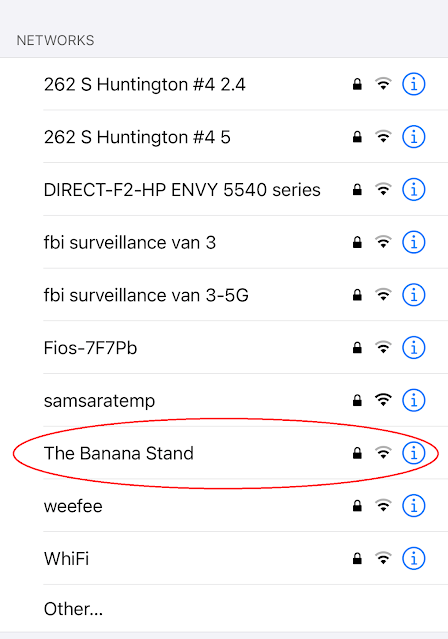 Network Name: The Banana Stand