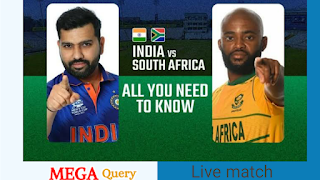 भारत बनाम दक्षिण अफ्रीका टी20 लाइव