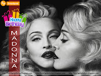 madonna birthday wishes mirror image from retro time period