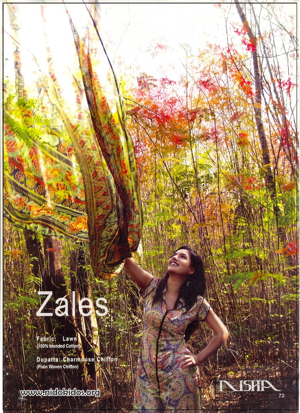 Zales Nisha Lawn Nishat Linnen