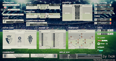 PES 2018 La Liga 1|2|3 Scoreboard by Txak