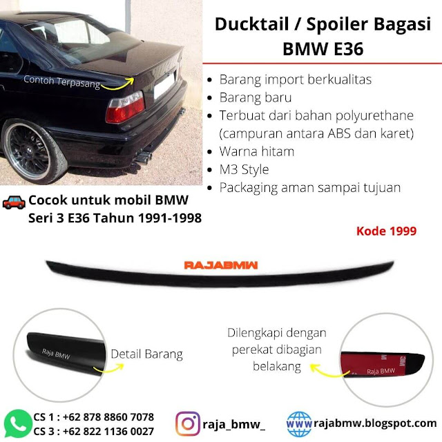 Spoiler BMW E36