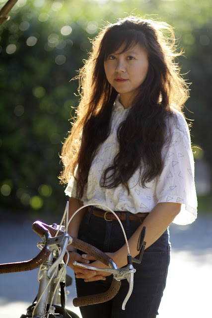 Elise Wan Seattle Street Style Fashion It's My Darlin' Bike