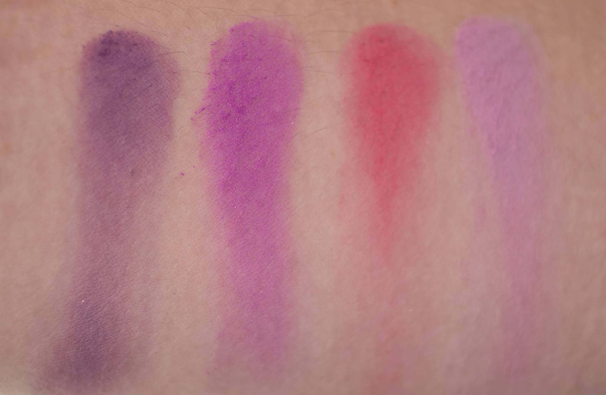 NYX Professional Makeup Ultimate Brights EyeSadow swatches