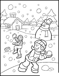 Winter Coloring Pages on Winter Coloring Pages