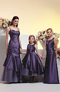 Purple Junior Bridesmaid Dresses make your Wedding Elegant