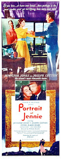 PORTRAIT OF JENNIE. Estados Unidos. Insert: 36 x 91 cms. JENNIE. Portrait of Jennie. 1948. Estados Unidos. Dirección: William Dieterle. Reparto: Jennifer Jones, Joseph Cotten, Ethel Barrymore, Lillian Gish, Cecil Kellaway, David Wayne, Albert Sharpe, Henry Hull, Florence Bates, Felix Bressart, Clem Bevans, Maude Simmons.