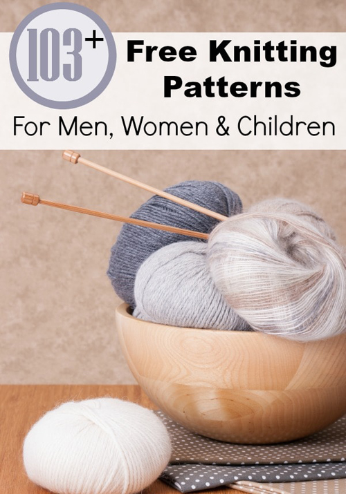 103 Free Knitting Patterns for Men, Women, and Children 