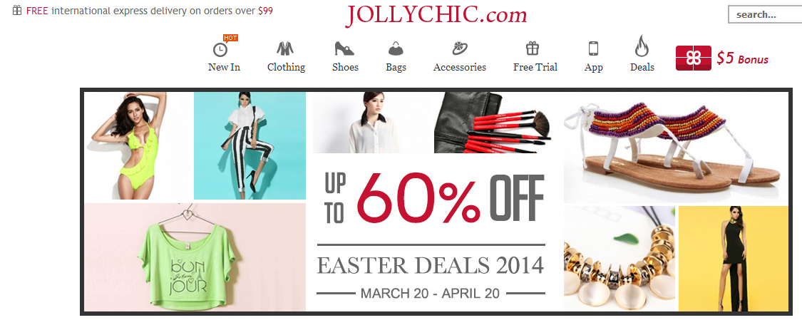 JollyChic Easter Promotion 