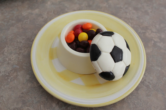 Soccer Ball Chocolate Candy Box Favor & Free Printable