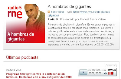 A hombros de gigantes