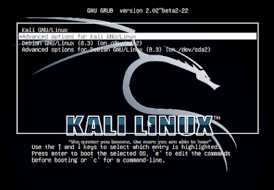 Cara Mengganti Background GRUB Kali Linux  Cara Mengganti Background GRUB Kali Linux