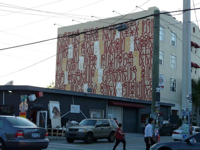 Big Retna Mural for Art Basel Week