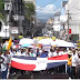 Cientos de personas marchan en Santiago contra las ARS y las AFP