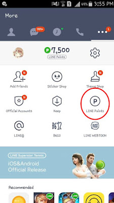 Cara menukarkan Line Point ke Line Coin