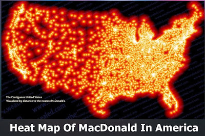 Heat Map Of MacDonald In America