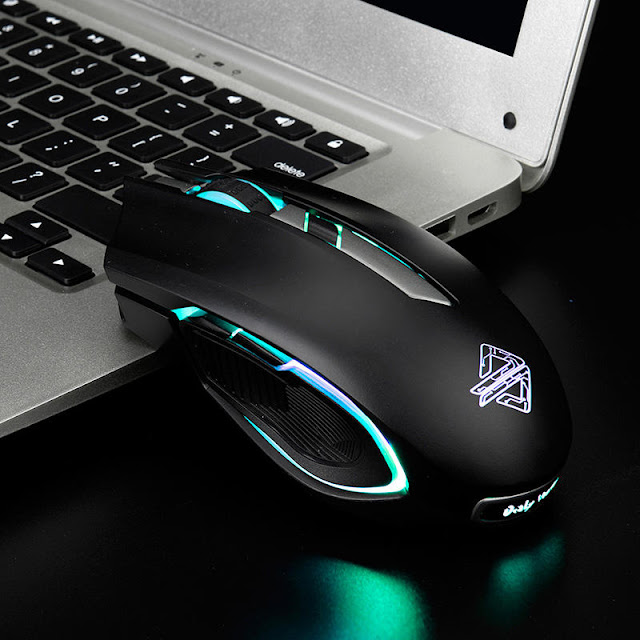 AJAZZ Aj302 Pro Gaming Mouse 2.4G 5000dpi 6Keys Wireless Wired Dual Mode Mouse Mice