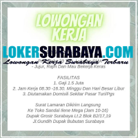 Karir Surabaya di Toko Sandal Ilene Mega September 2020