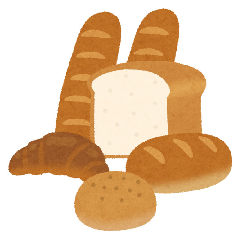 いろいろなパンのイラスト かわいいフリー素材集 いらすとや いろいろなパンのイラスト かわいいフリー素材集 いらすとや
