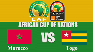 football games thursday 19/01/2017 Morocco  vs Togo African Nations Cup 2017 Gabon مقابلة المغرب - الطوغو 