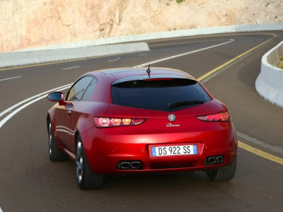 2009 Alfa Romeo Brera Rear View