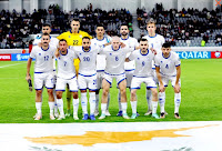 SELECCIÓN DE CHIPRE. Temporada 2023-24. Andreas Karo, Joël Mall, Stelios Andreou, Konstantinos Laifis, Hector Kyprianou. Charalambos Kyriakou, Anderson Correia, Grigoris Kastanos, Alex Gogić, Ioannis Pittas, Nicholas Ioannou. SELECCIÓN DE CHIPPRE 1 🆚 SELECCIÓN DE ESPAÑA 3 Jueves 16/11/2023, 18:00 horas. XVII Eurocopa de fútbol 2024, fase de clasificación, Grupo A, jornada 7. Limassol, Chipre, Alphamega Stadium: 10.500 espectadores. GOLES: ⚽0-1: 5’, Lamine Yamal. ⚽0-2: 22’, Mikel Oyarzabal. ⚽0-3: 28’, Joselu. ⚽1-3: 75’, Kostas Pileas.