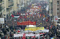 Anti-war protest in Italy. 