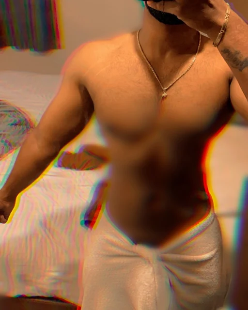 Rudra in Towel