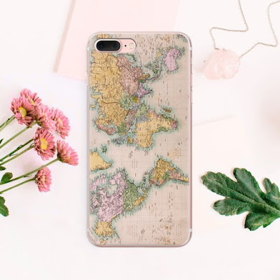 World Map iPhone 8 Case