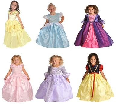 princesses dresses. Princess Party 3 Dress Set