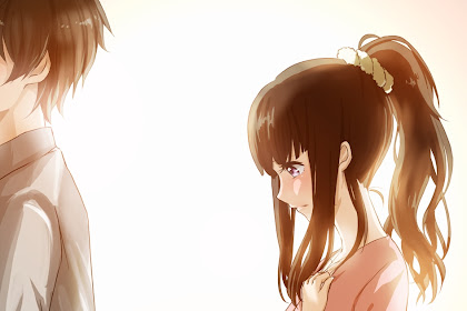 Anime Wallpaper Couple Sad
