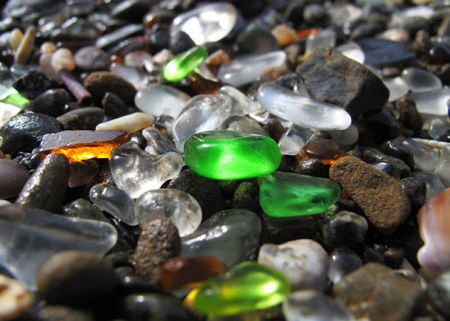 The Glass Beach, Mendocino county, California