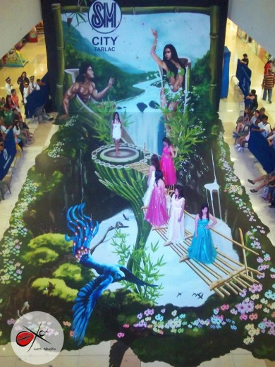 3D Ground Art at Shopping Mall in Philippines