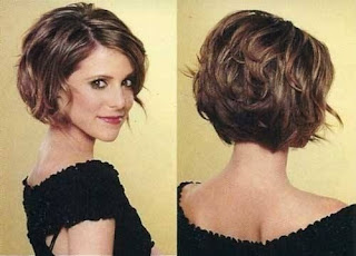short bob hairstyles back and front view