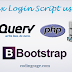 Ajax Login Script with jQuery, PHP MySQL and Bootstrap