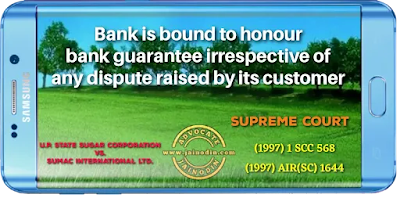 Bank is bound to honour bank guarantee  irrespective of any dispute raised by its customer