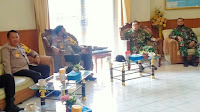 Kunjungi Lantamal VIII Manado, Kapolda Sulut Bahas Sinergitas Bersama Termasuk Pencegahan Covid-19