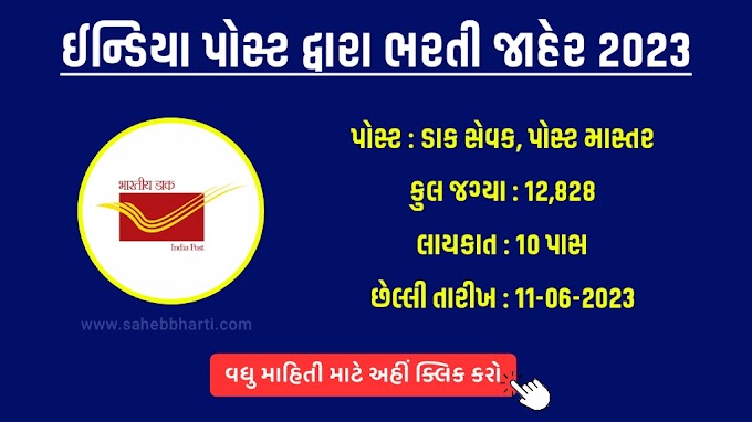 India Post GDS Recruitment for 12828 Posts 2023