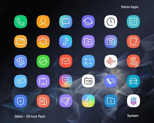 Download Delux - S9 Icon Pack