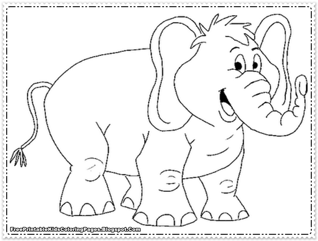 Download Elephant Coloring Pages Printable - Free Printable Kids ...