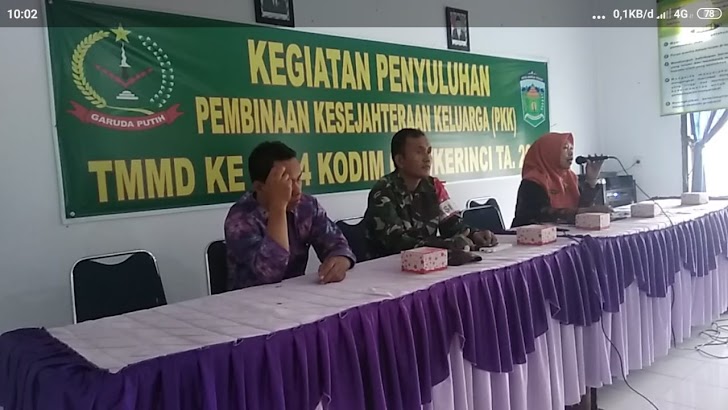 Tim Satgas TMMD,Beri Penyluuhan Lingkungan Hidup Dan kehutanan