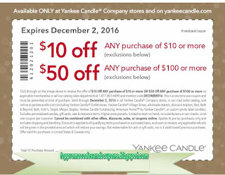 Free Printable Yankee Candle Coupons