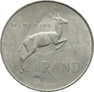 South Africa 1 Rand Silver Coin