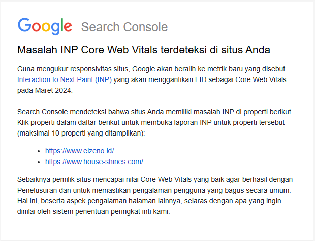 Cara Mengatasi Masalah INP Core Web Vitals di Situs Website