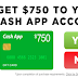 Win a $750 Cash App Deposit by Prize Grab