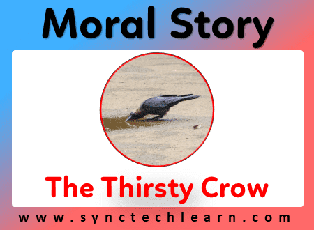 Moral story on Thirsty Crow in English - Short story on Thirsty Crow