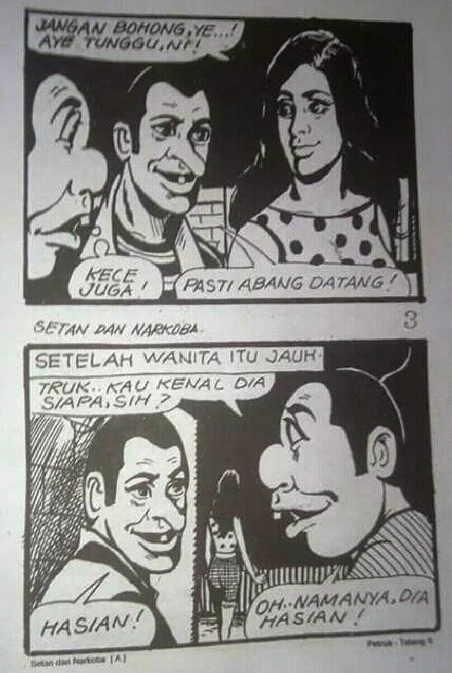 Komik Jadul Petruk Gareng: Setan dan Narkoba